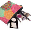 Deanfun Colorful Mandala Flower Cosmetic Bag | 3D Printed Waterproof Makeup Bag for Women | Stylish Mandala Design - Image 2