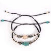2Pcs Sea Turtle Beaded Bracelets – Turquoise Stone Friendship Beach Jewelry for Men & Women - Image 2