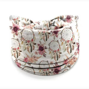 Bohemia Print Wide Headbands | New Vintage Elastic Knot Turban Headwrap for Women & Girls | Soft Print Yoga Bandana Hair Accessories