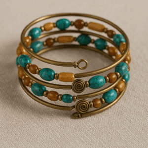 Gypsy Coil Bracelet displayed against a neutral background